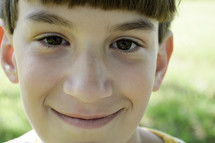 Closeup of Smiling Boy