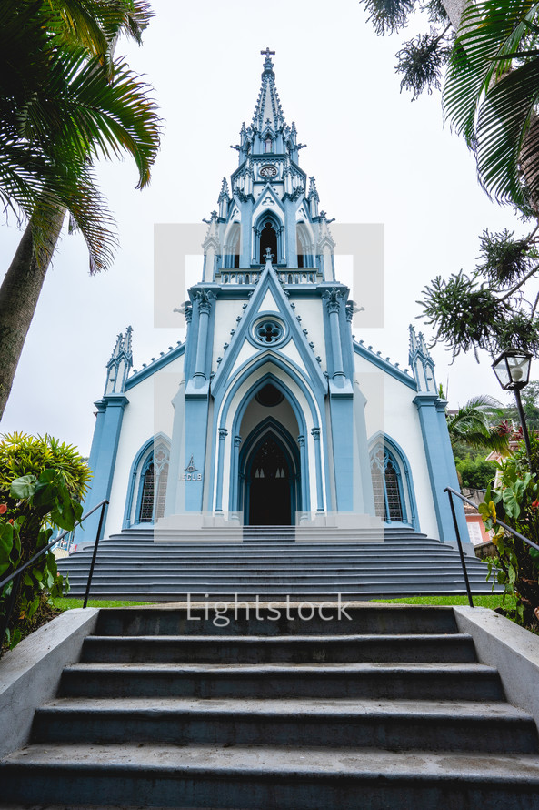 Old church at the center of Petropolis, Rio de Janeiro, Brazil. May 29, 2024.