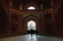 view of the Taj Mahal 