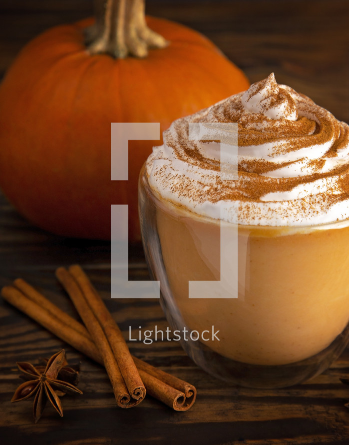 pumpkin spiced latte 