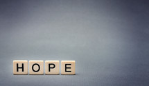 word hope in scrabble pieces 