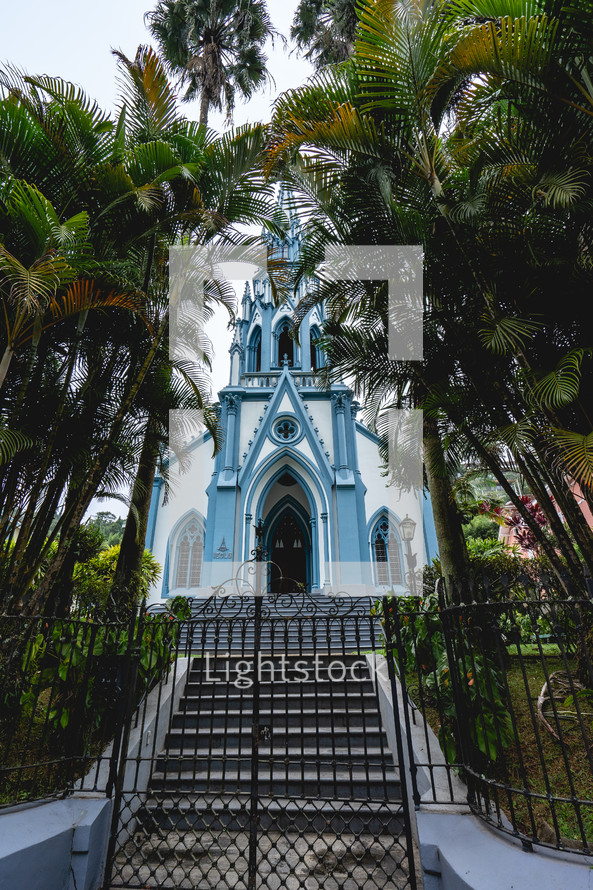 Old church at the center of Petropolis, Rio de Janeiro, Brazil. May 29, 2024.