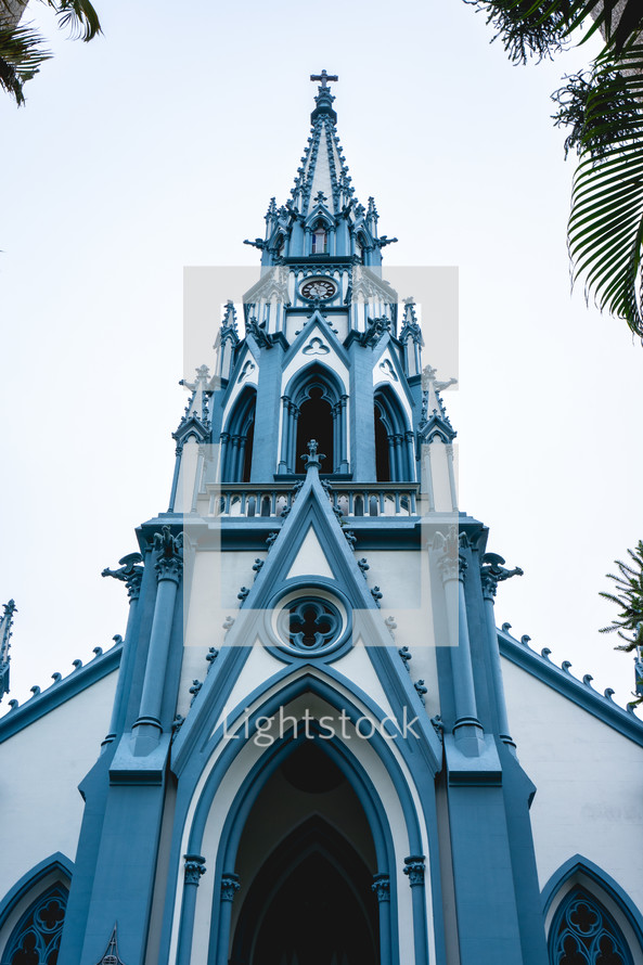 Old church at the center of Petropolis, Rio de Janeiro, Brazil. May 29, 2024.