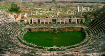 Ancient theater in Aphrodisias, Turkey