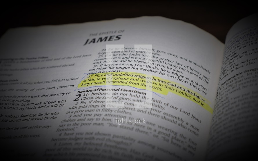 James 1:27 