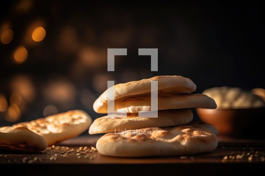 Unleavened Bread Israeli Pita