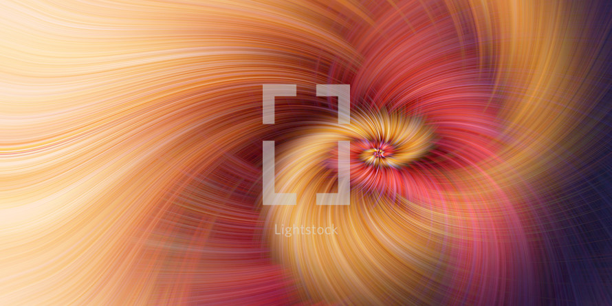 orange and pink spiral design - abstract background 