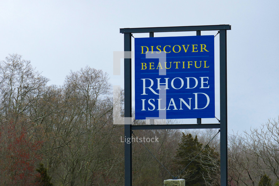 Discover Rhode Island sign 