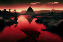 Nile River turned to blood - plague