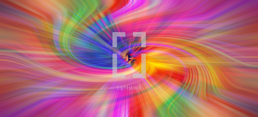 intense colors swirl and radiate in this abstract background 