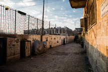 an alley in Jerusalem 