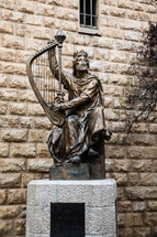 King David of Israel statue 