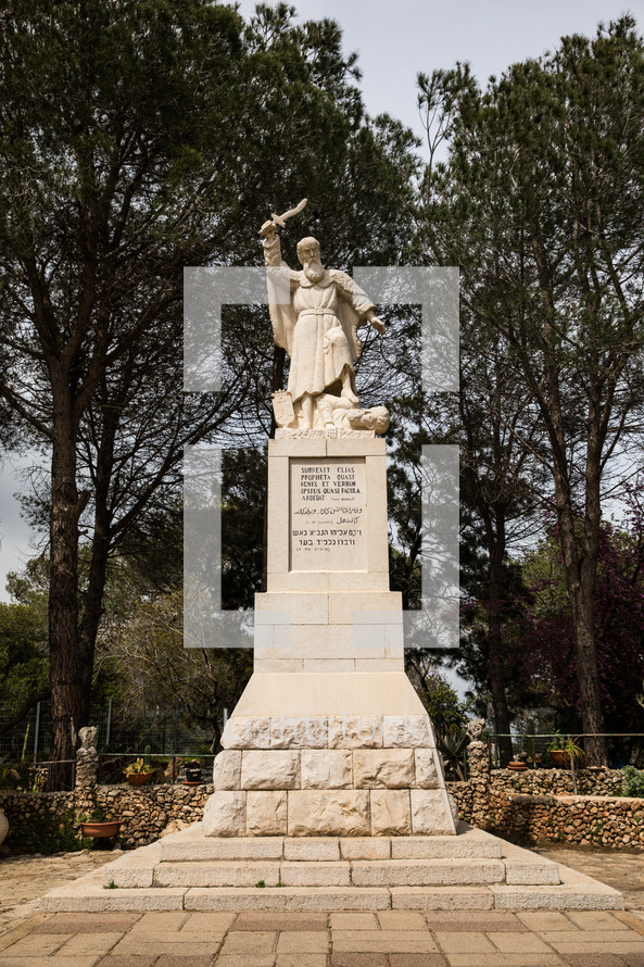 warrior statue in the holy land 