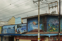 mural on building