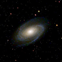 Bode's Galaxy.  12 million light years distant