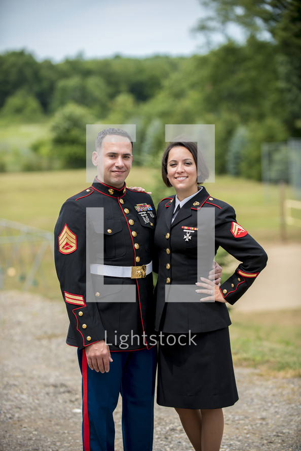 couple in the Marine's 