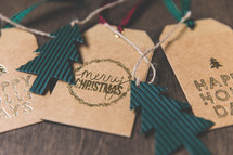 Merry Christmas gift tags 