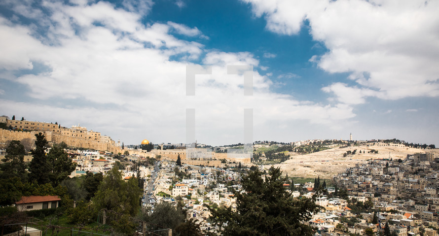 view of the holy land 