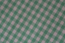 green and white gingham background 