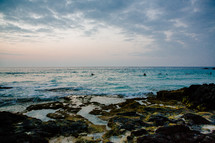 Kua Bay at sunset 