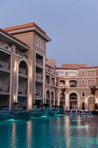 hotel pool in Egypt 