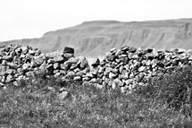 Hill of rocks.