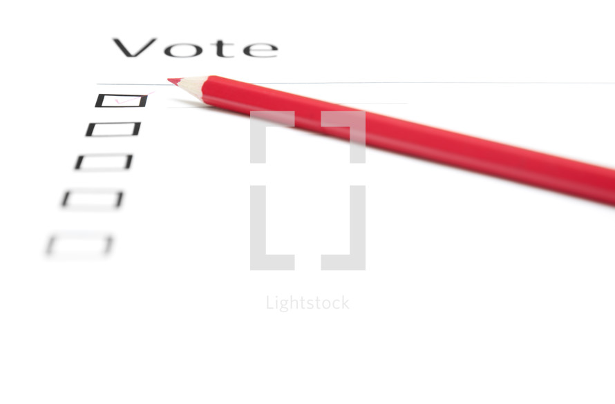 vote and ballot 