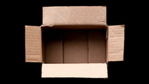 empty cardboard box 