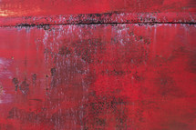 red rusty metal background 