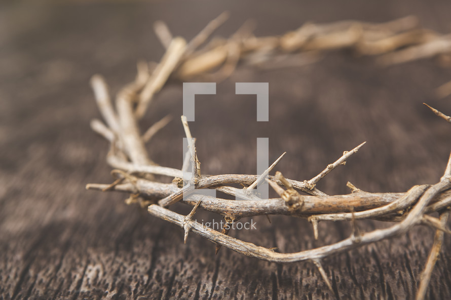 Crown of Thorns Easter Background