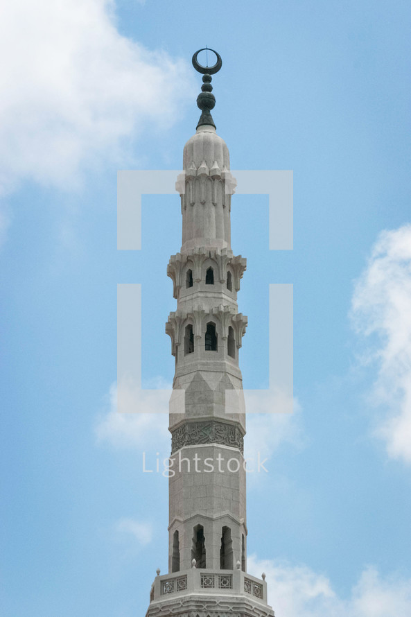 tower of a mosque 