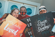 You are love, smile it's sunday signs 