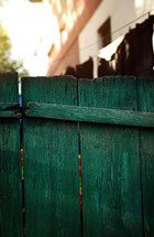 green fence boards 