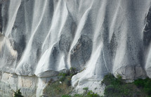 Rock formations in Cappadocia, Turkey. Details