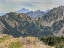 High in the Olympic mountains