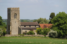 rural stone church 