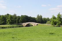 stone bridge across a stream 