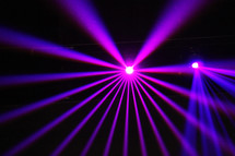 purple spotlights 
