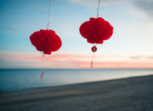Red Chinese Lanterns for new year 