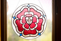 rose stained glass 