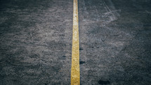center line on a road 