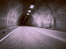a highway tunnel 