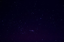 stars in a night sky 
