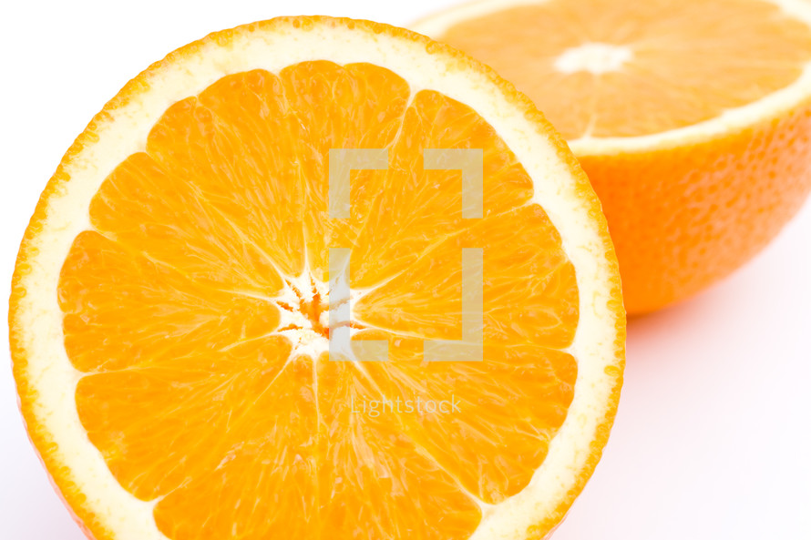 cut orange