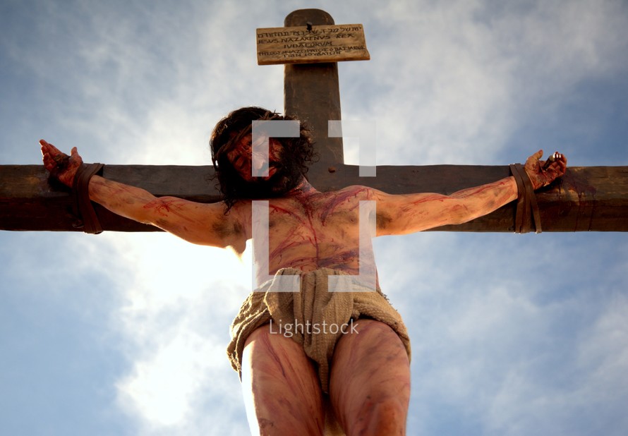 Jesus on the cross 