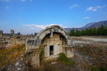 Tomb at Ancient Hierapolis in Turkey