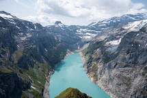 Alpine Lake in Switzerland 