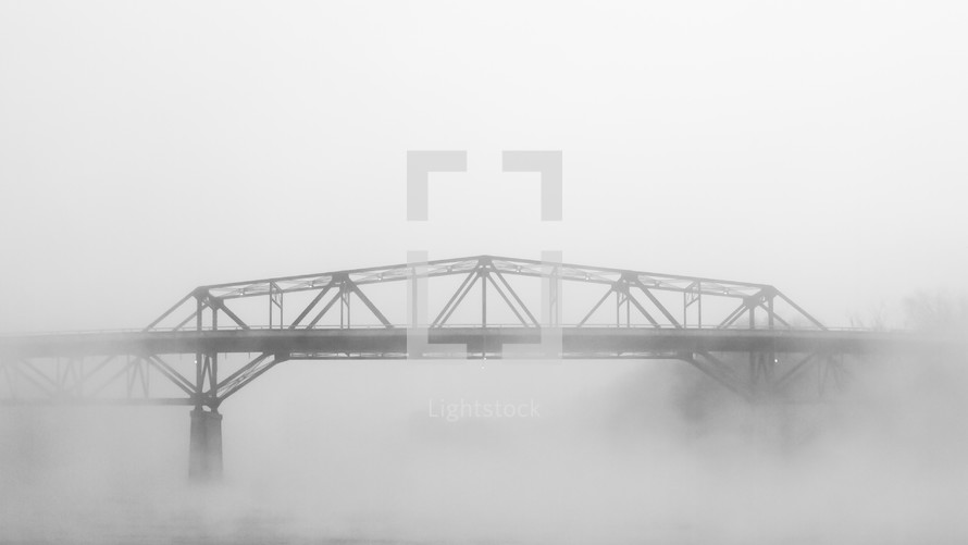 Bridge in the mist.