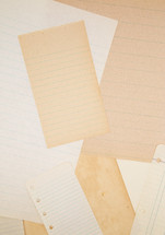Vintage Piece of Blank Paper Background