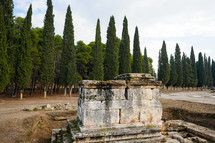  Tomb at Ancient Hierapolis in Turkey